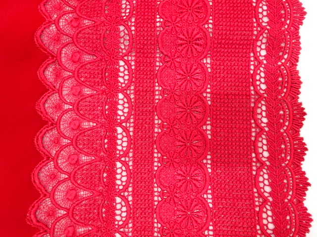  ビロードレースショール